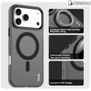 Imak smūgiams atsparus dėklas su magsafe - pilkas (Apple Iphone 17 Pro/Iphone 18 Pro) Imak smūgiams atsparus dėklas su magsafe - pilkas (Apple Iphone 17 Pro/Iphone 18 Pro)